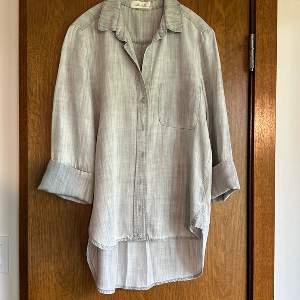 Bella Dahl Shirt Tail Button Down Size S